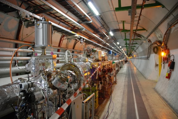 The particle tube deconstructed at LHC