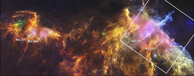 Orion B molecular cloud