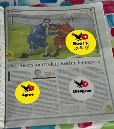 An enhanced page of the Independent