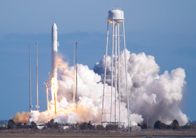 Antares launch on 21 April. Pic: NASA