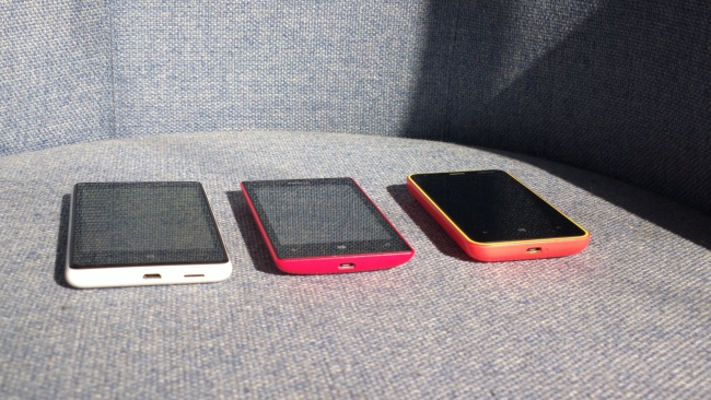 Three Nokia Lumias