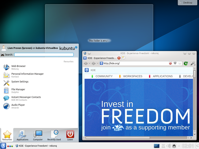 The Kbuntu Desktop1