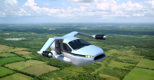 Terrafuiga TF-X VTOL flying car flight