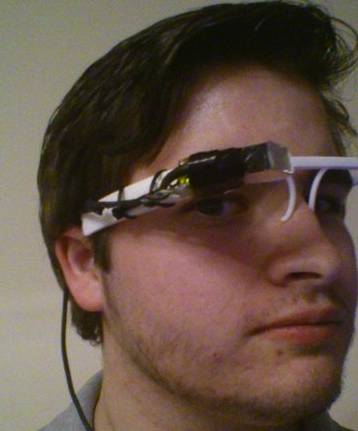 Nathan Myer's FLASS home-brew Google Glass alternative