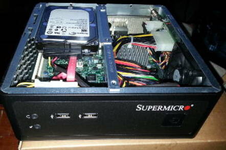 Intel Centerton in a Supermicro Chassis