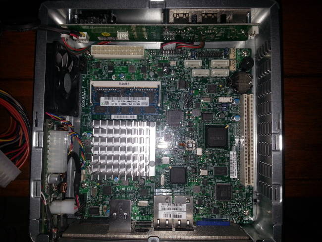 Intel Centerton in a Supermicro Chassis