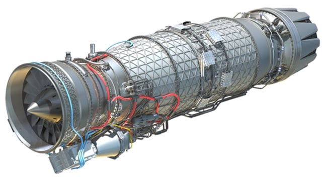 Illustration of the EJ200 engine. Pic: Bloodhound SSC