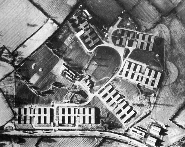 Benhall site in 1945