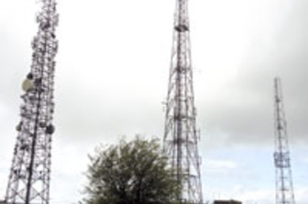 Cleeve Hill aerial masts - Arqiva site 36223
