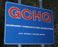 GCHQ Oakley Sign