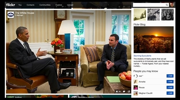 The new White House Flickr page