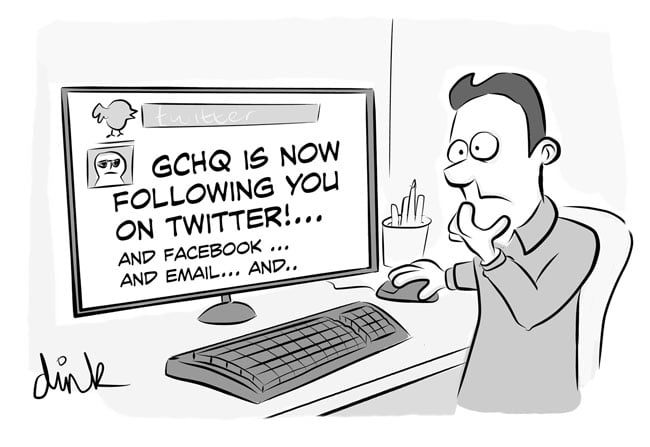 GCHQ is following you on Twitter, Facebook, email...