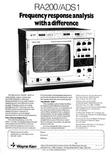 Wayne Kerr spectrum analyser from 1978