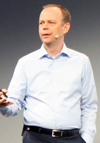 Photo of Intel director of systems engineering, Mark Skarpness