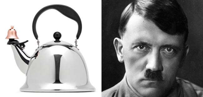 The offending kettle and Adolf Hitler