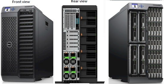 The back and front and wardrobe malfunction shots for the PowerEdge VRTX