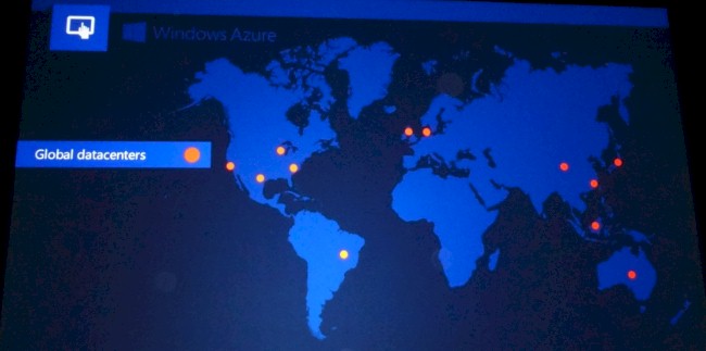 Microsoft has a dozen data centers, including one in China run by 21Vianet