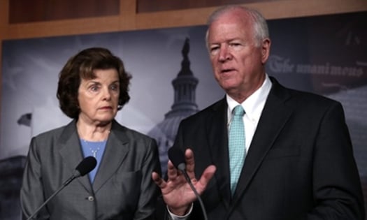 Senators Dianne Feinstein (D-CA) and Saxby Chambliss (R-GA) 