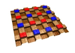 Image of bismuth ferrite lattice