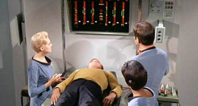 Photo of the Starship Enterprise's sick bay