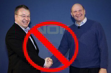 Elop and Ballmer, no deal