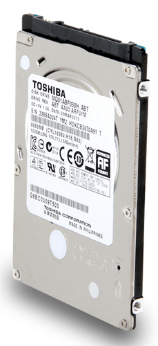 Toshiba 7mm hybrid disk drive