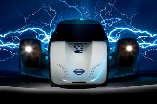 Nissan ZEOD electric promo shot