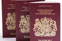 Three  UK Passports