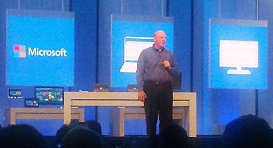 Photo of Steve Ballmer at Build 2013