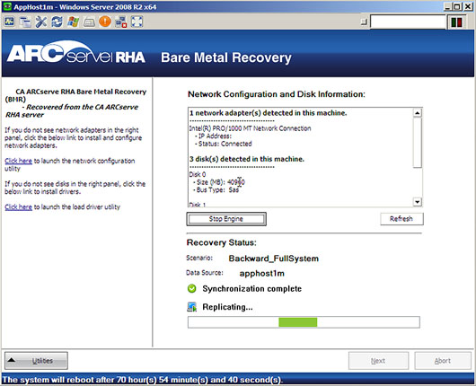 CA ARCServe Bare Metal Recovery