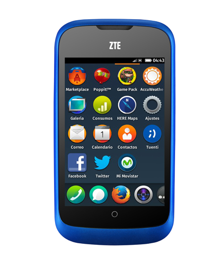 Telefonica's ZTE Firefox OS handset