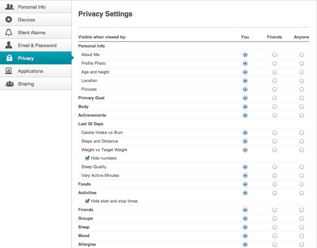 Fitbit Flex activity monitor