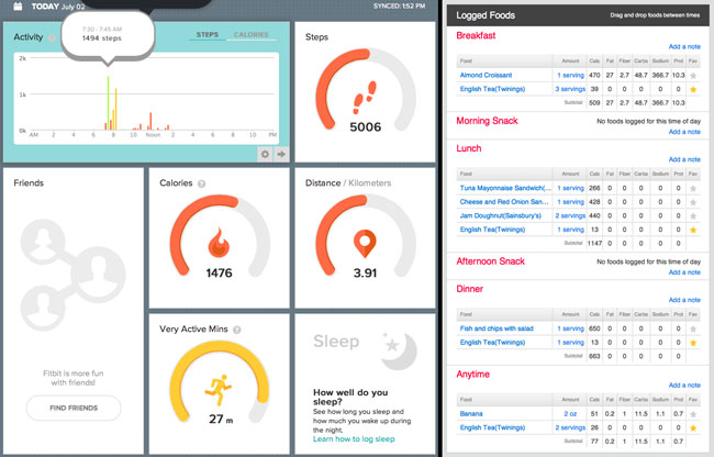 Fitbit Flex activity monitor