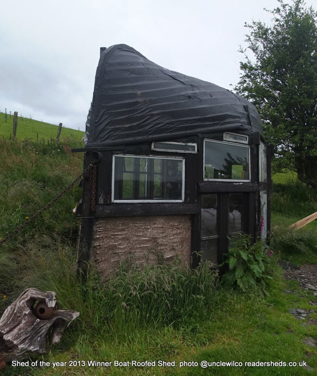 Another view of Alex Holland's shed