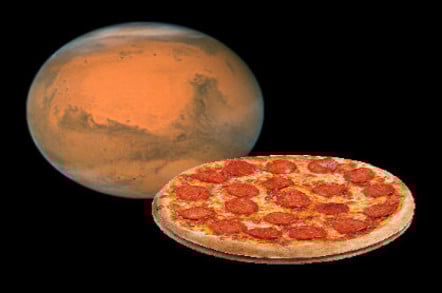 Space pizza