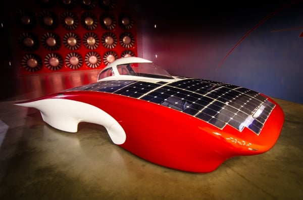 Stanford University's Luminos solar car