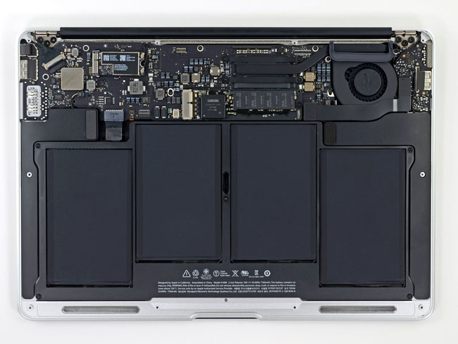 Apple MacBook Air 13-inch 2013 internals