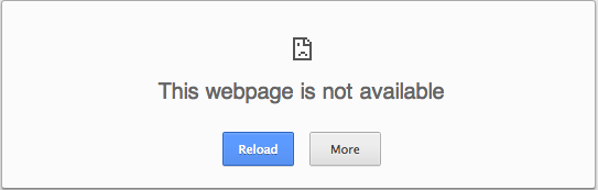Chrome 28 error message