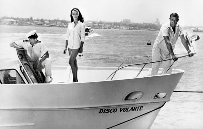 James Bond Thunderball on board the Disco Volante