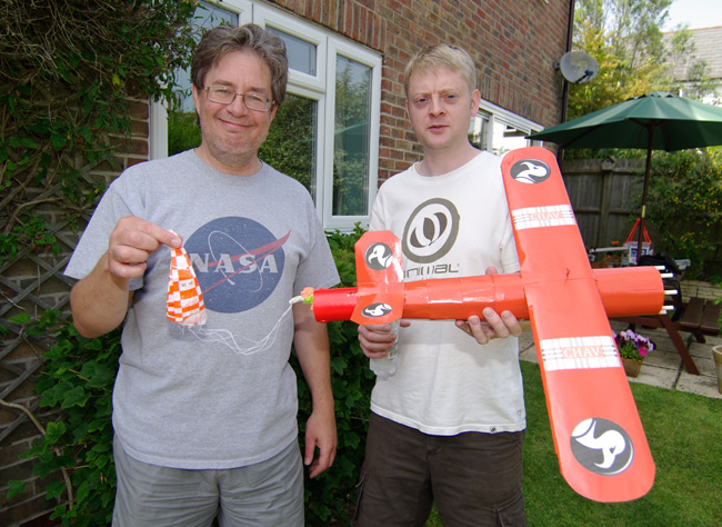 Dave Akerman and Anthony Stirk pose with the CHAV