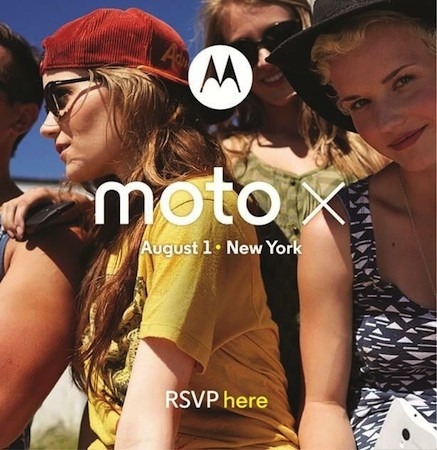 Motorola Moto X launch invite