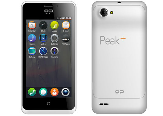 Photo of the Geeksphone Peak+ handset
