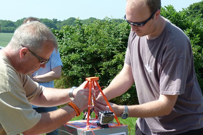 Paul and Rob connect the custom igniter