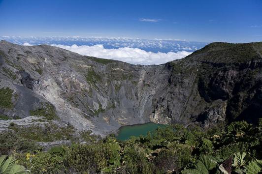 Irazu volcano in Costa Rica