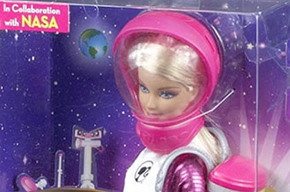 barbie in space