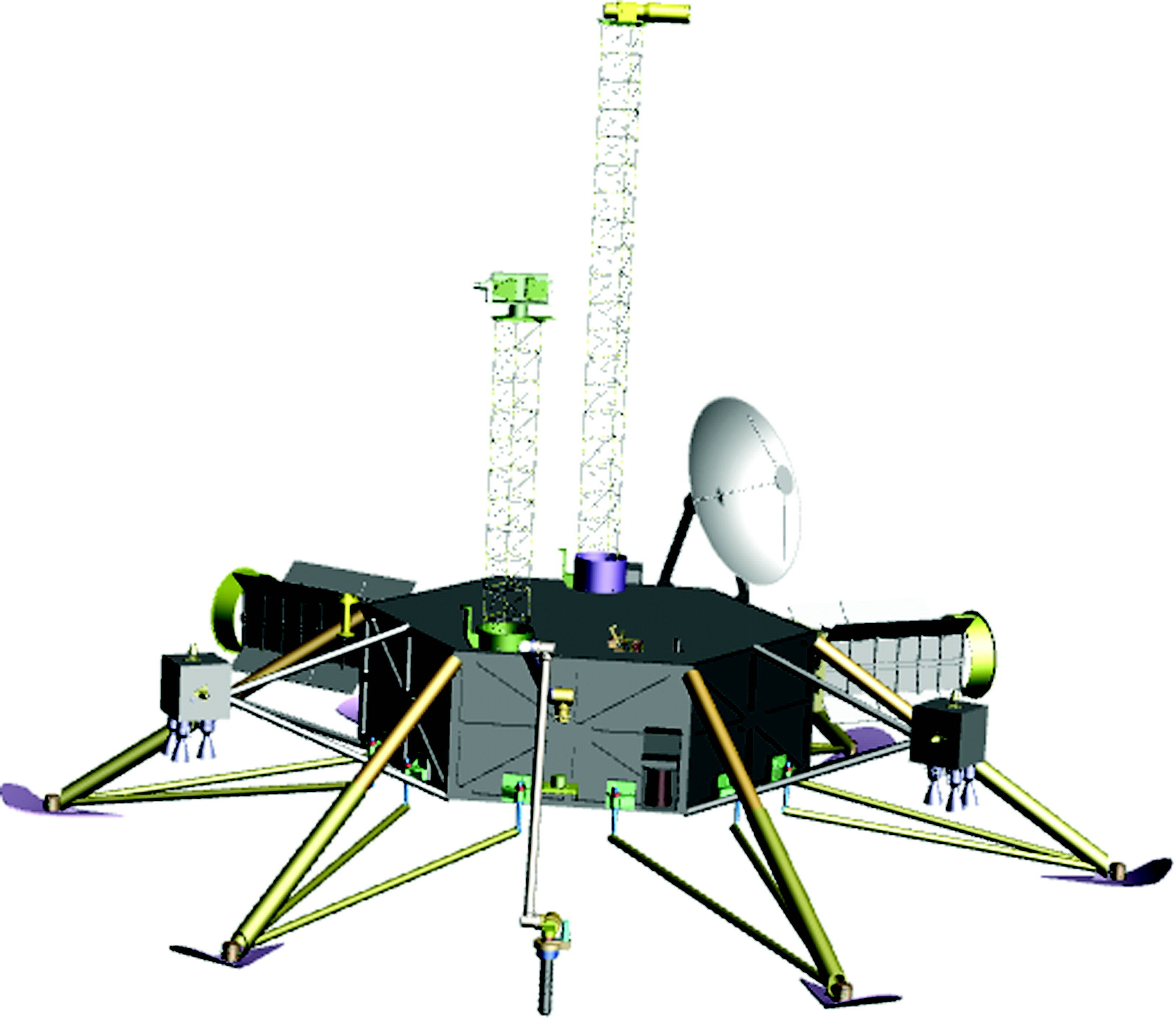 NASA's sketch of a future Europa lander