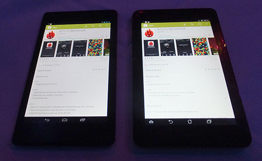 Google Nexus 7 2 and Asus MeMo Pad HD 7 instal AnTuTu