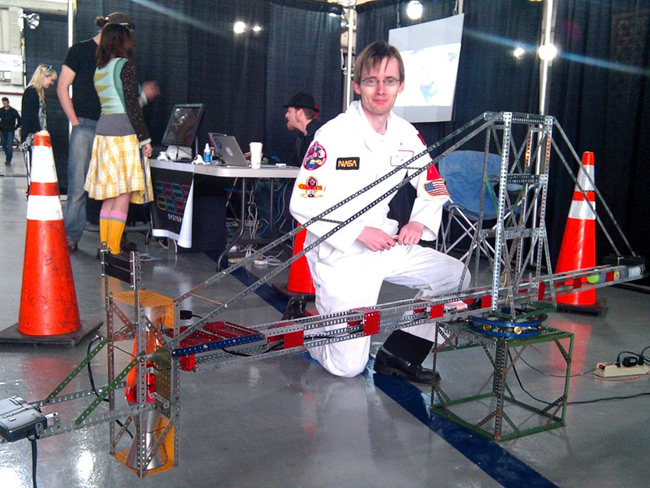 Neil Fraser and the centrifuge at NASA's Ames Space Center