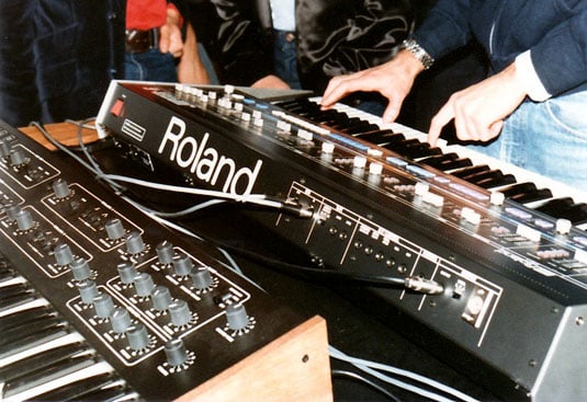 NAMM Show 1983 MIDI demonstration