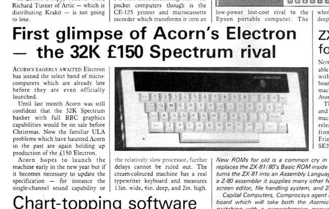 Acorn Electron in Your Computer